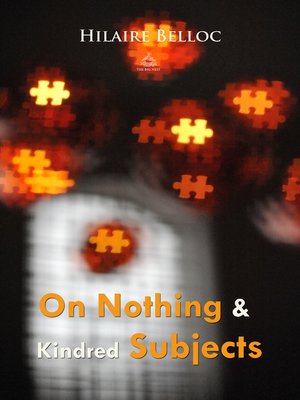 cover image of On Nothing & Kindred Subjects